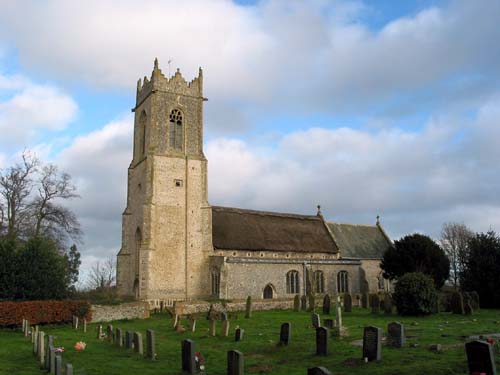 Filby Church, January, 2003