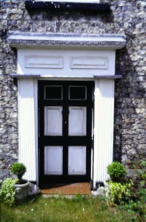 stone
                        house door