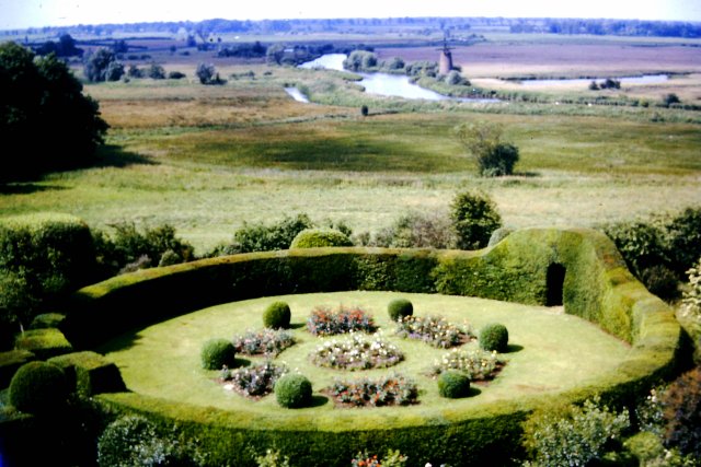 colour view of garden