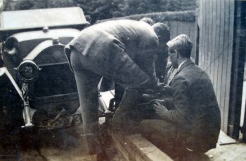 changing
                        tyre